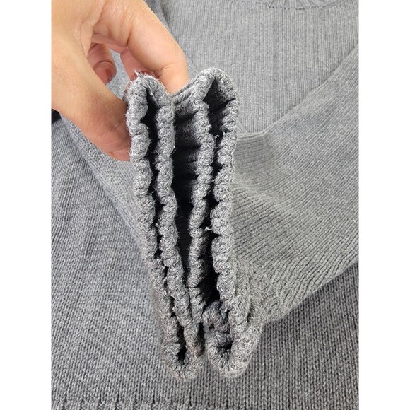 Polo Ralph Lauren Sweater Mens 2XL Gray Cotton Crewneck Pullover Knit Pony Logo - Picture 6 of 11